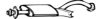 FONOS 612380 Middle Silencer
